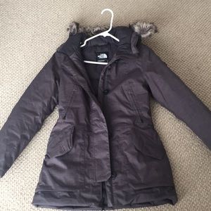 Women's The North Face winter jacket.